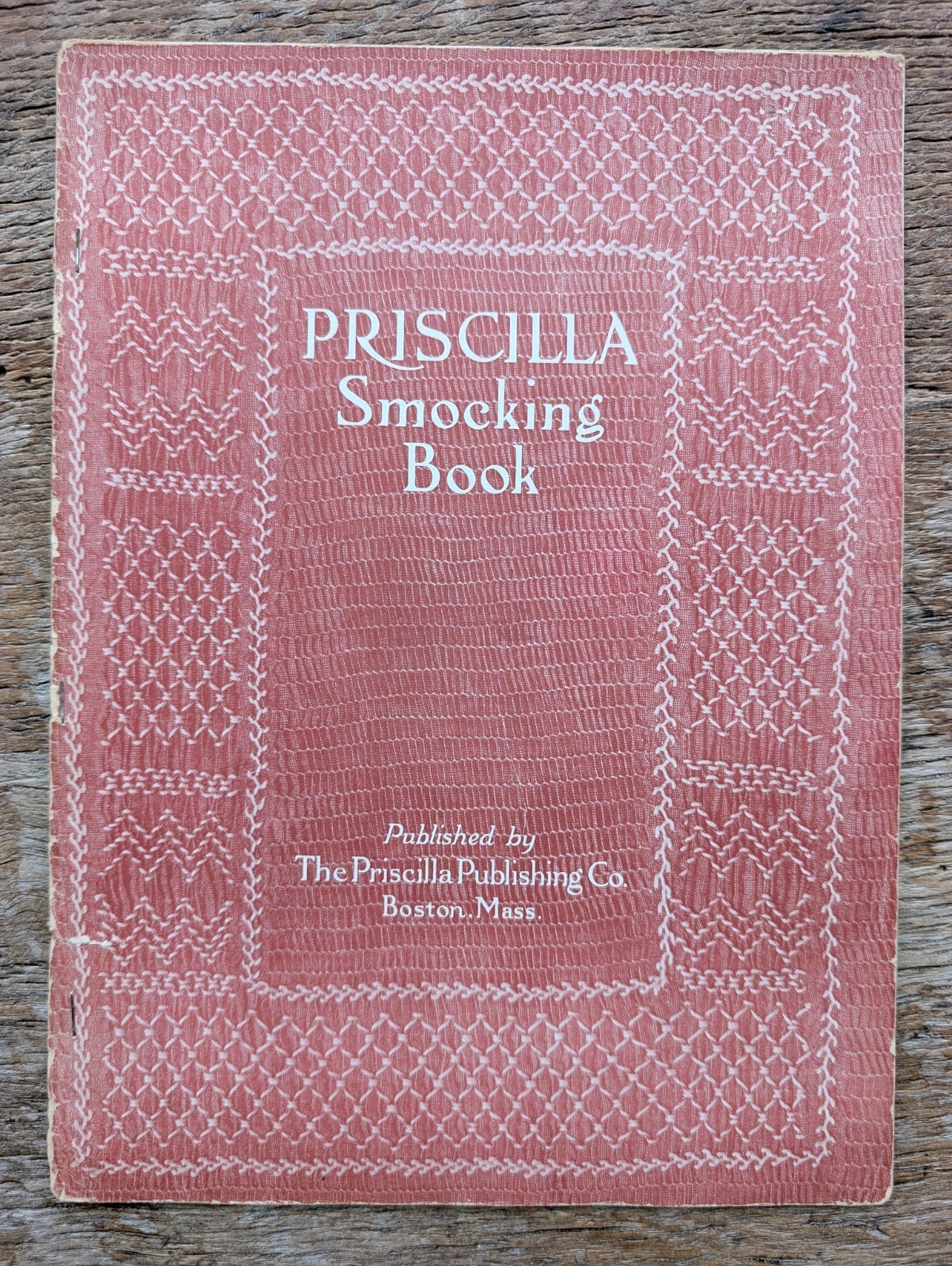 1916 Priscilla Smocking Book Louise Flynn Antique Sewing Pattern Embroidery