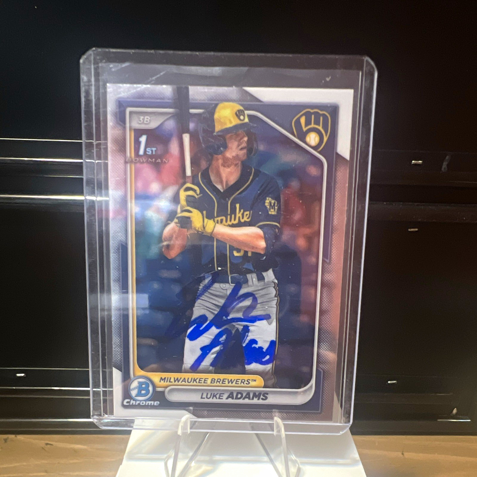 2024 Bowman Luke Adams 1st Bowman Chrome IP Auto 2024 Bowman Luke Adams 1st Bowman Chrome IP Auto