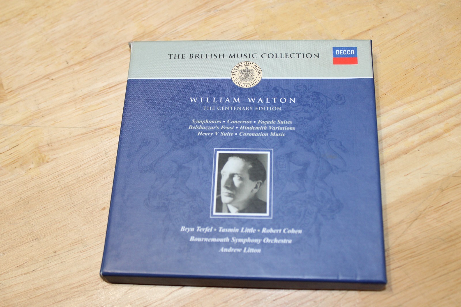 William Walton Centenary Edition Litton Bournemouth 4 cd