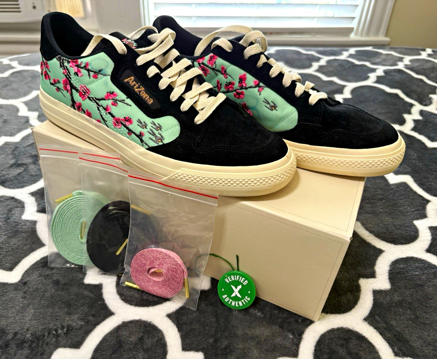 AriZona x Adidas Continental Vulc “Green Tea With Ginseng & Honey” FV2701 M 10.5