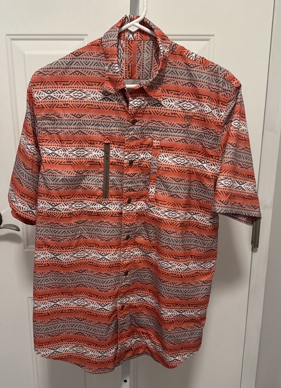 Ariat Tek Size S Short Sleeve Button Up Shirt Ariat Tek Size S Short Sleeve Button Up Shirt