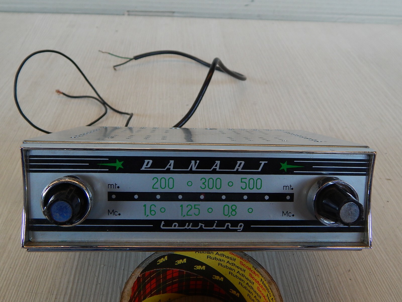 Original Vintage Panart Touring Milano Car Stereo