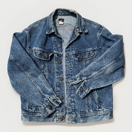 Vintage Lee Rider Jeans Jacket Sz 40 Medium