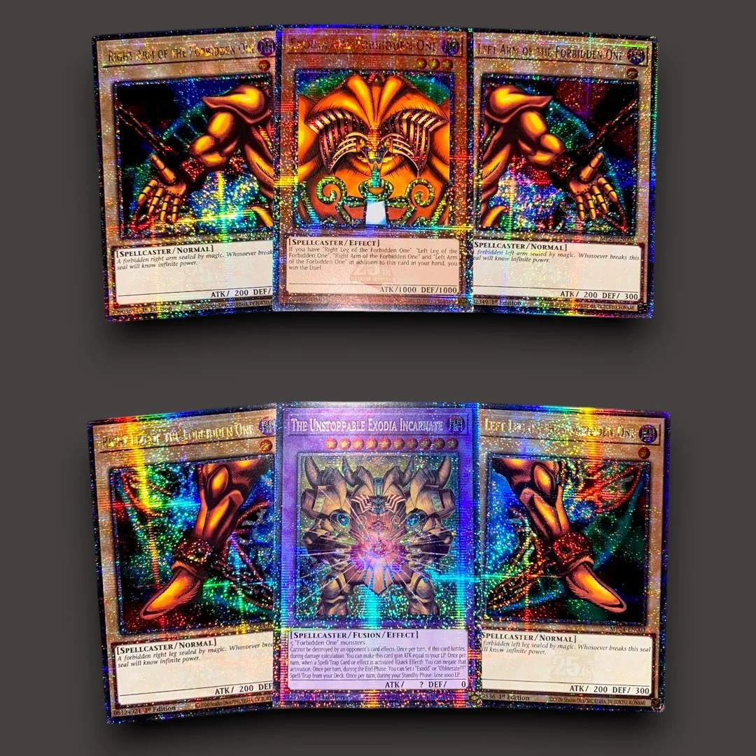 Yu-Gi-Oh Exodia the Forbidden One Full Set TN23/MP24 NM