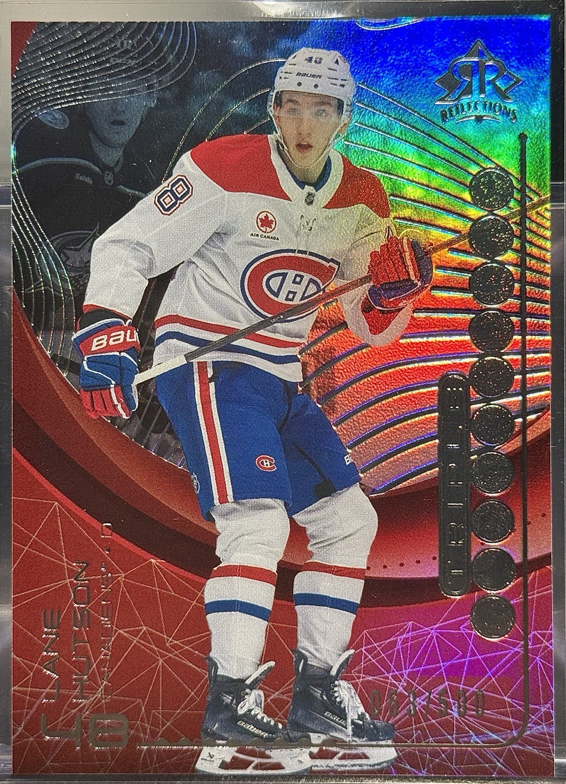 2024-25 Upper Deck ES - LANE HUTSON #TDR-6 /500 (RC) | Montreal Canadiens 2024-25 Upper Deck ES - LANE HUTSON #TDR-6 /500 (RC) | Montreal Canadiens