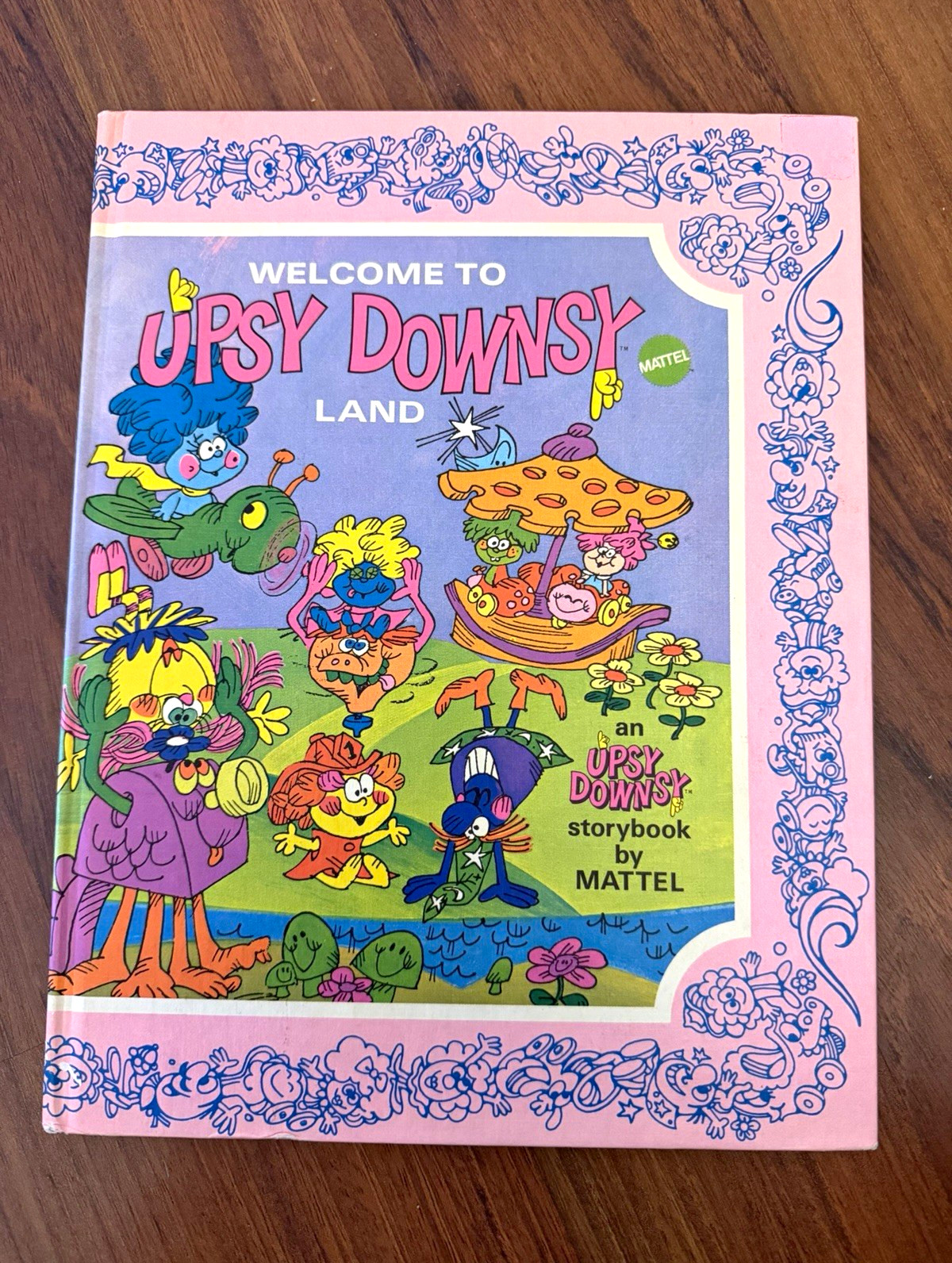 Mattel Welcome to Upsy Downsy Land (Upsy Downsy) Hardcover Illustrated 1969