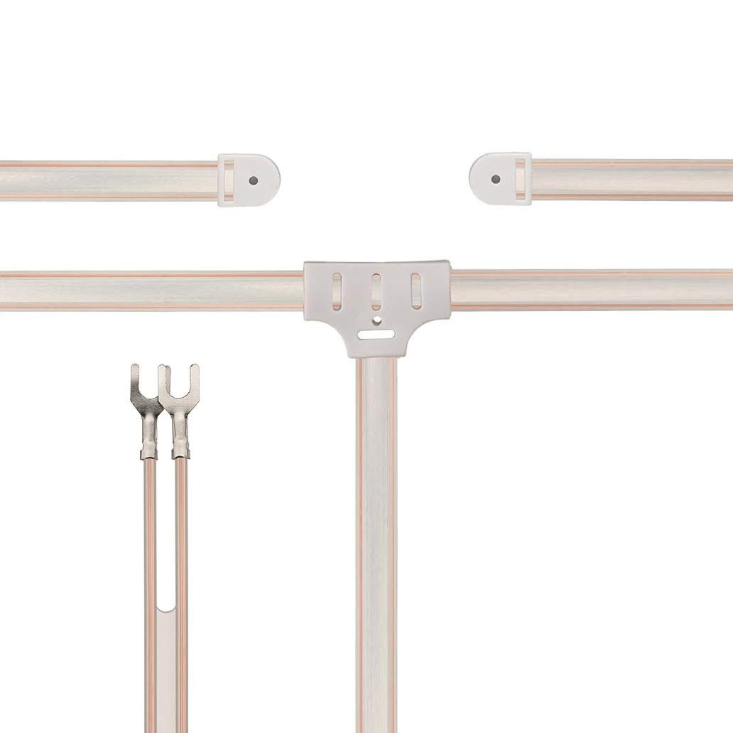 Bingfu FM Dipole Antenna 300 Ohm with 2 Pin Bare Wire Twin Bingfu FM Dipole Antenna 300 Ohm with 2 Pin Bare Wire Twin