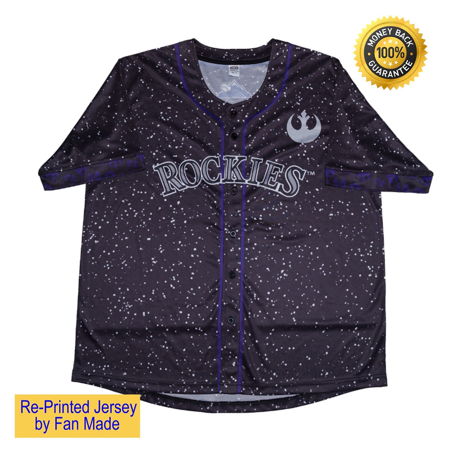 Newest - Rockies Star Night Giveaway Jersey - All Size