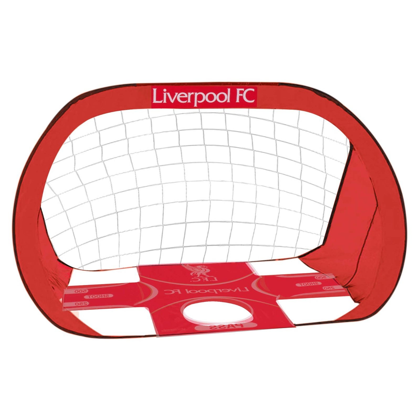 New Hy-Pro Liverpool FC Pop Up Soccer Goal 2 in 1 Target Net Portable Carry Bag New Hy-Pro Liverpool FC Pop Up Soccer Goal 2 in 1 Target Net Portable Carry Bag