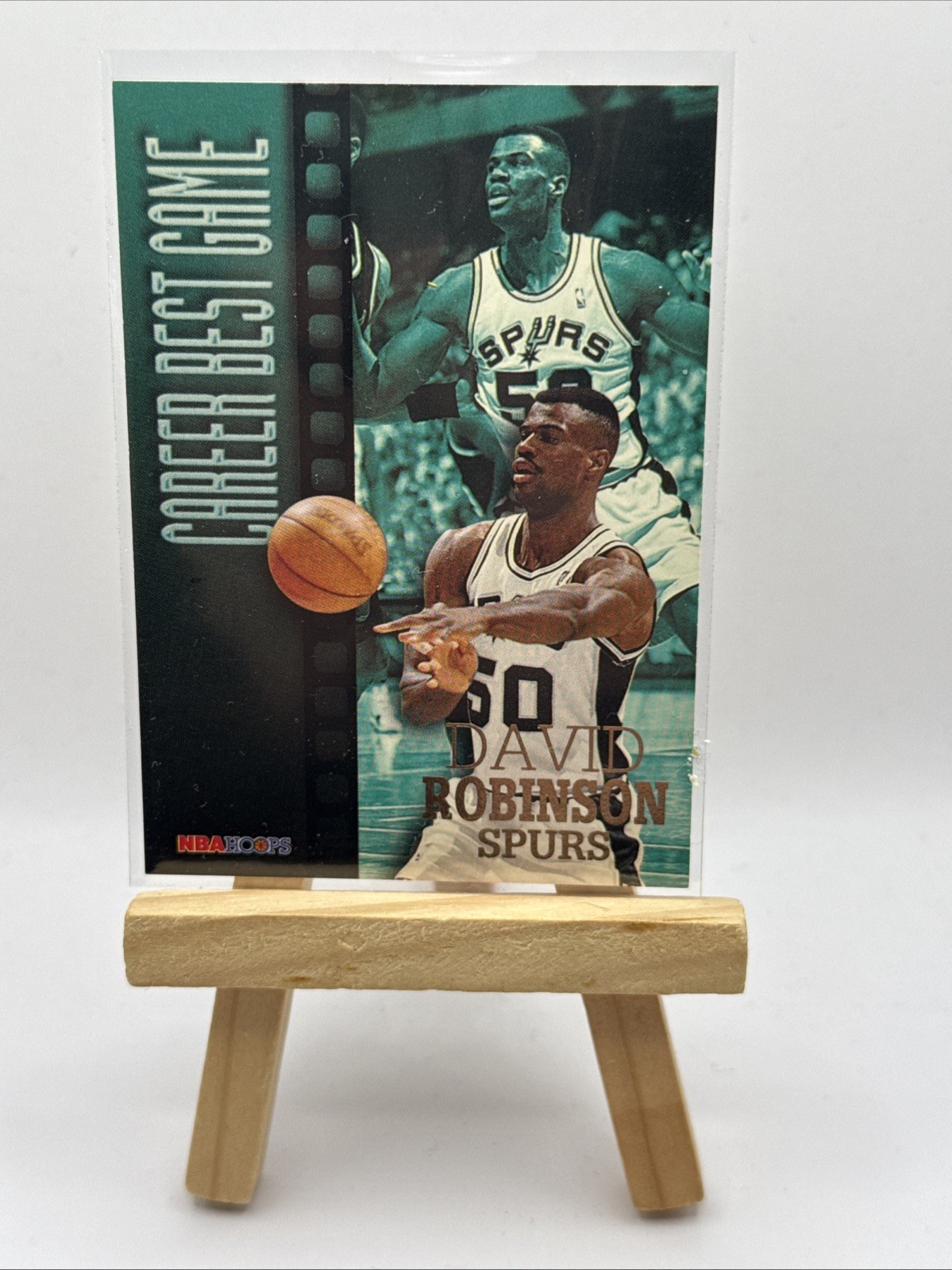 1997 NBA Hoops David Robinson # 343 Spurs Career Best Game 71 Pts Retro NBA
