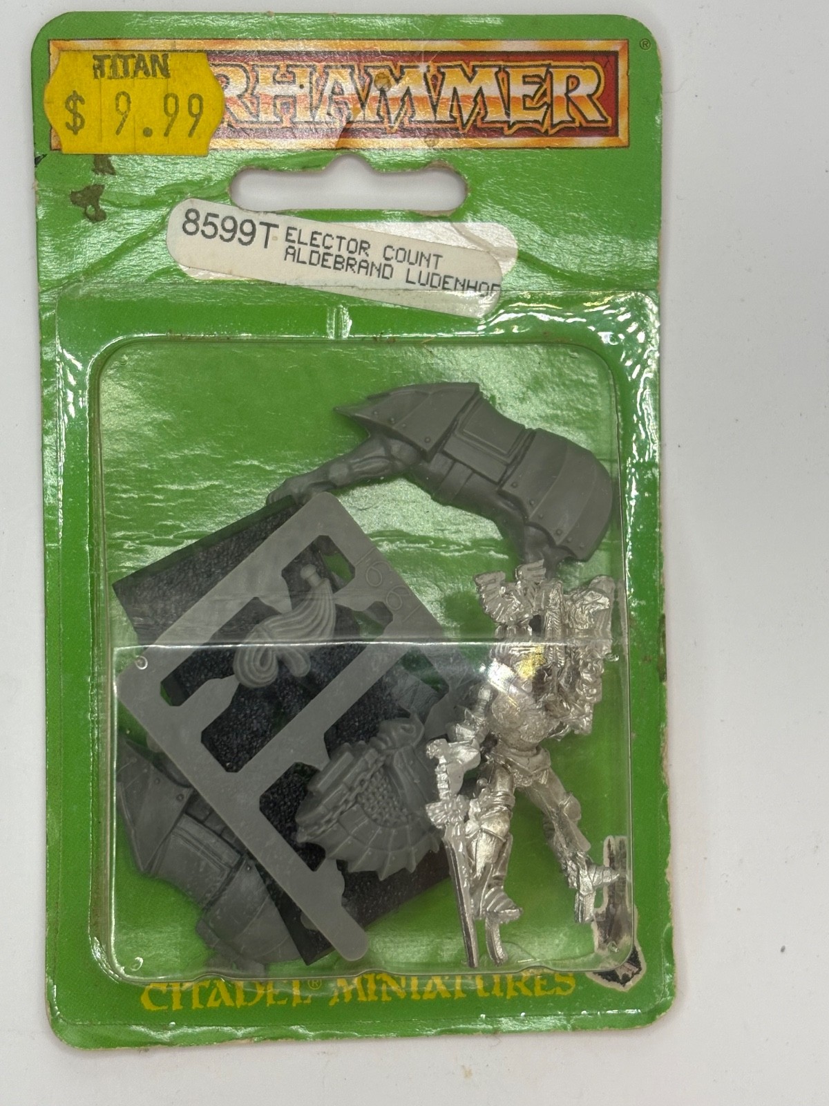 1996 Warhammer Empire Aldebrand Ludenhof 8599T Citadel GW Sealed Blister OOP