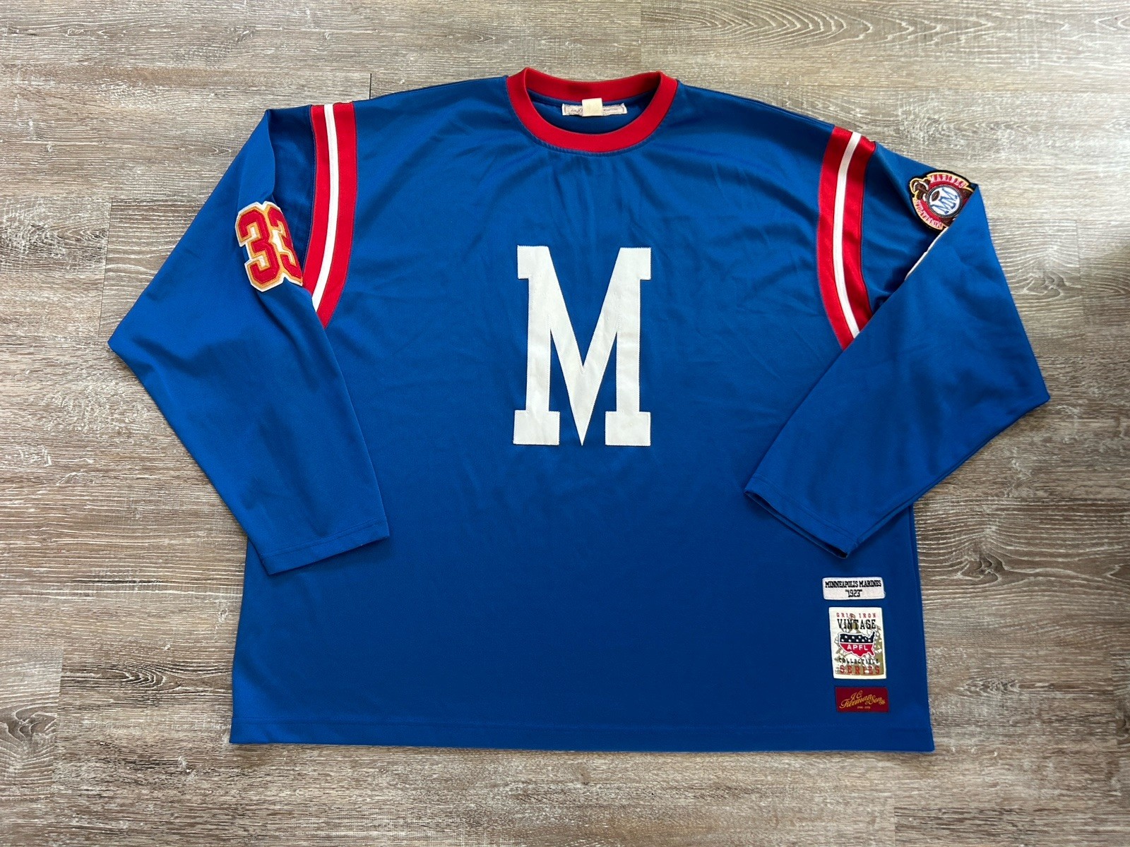 Minneapolis Marines 1923 APFL Football Jersey JC Freeman & Son Grid Iron Vintage Minneapolis Marines 1923 APFL Football Jersey JC Freeman & Son Grid Iron Vintage