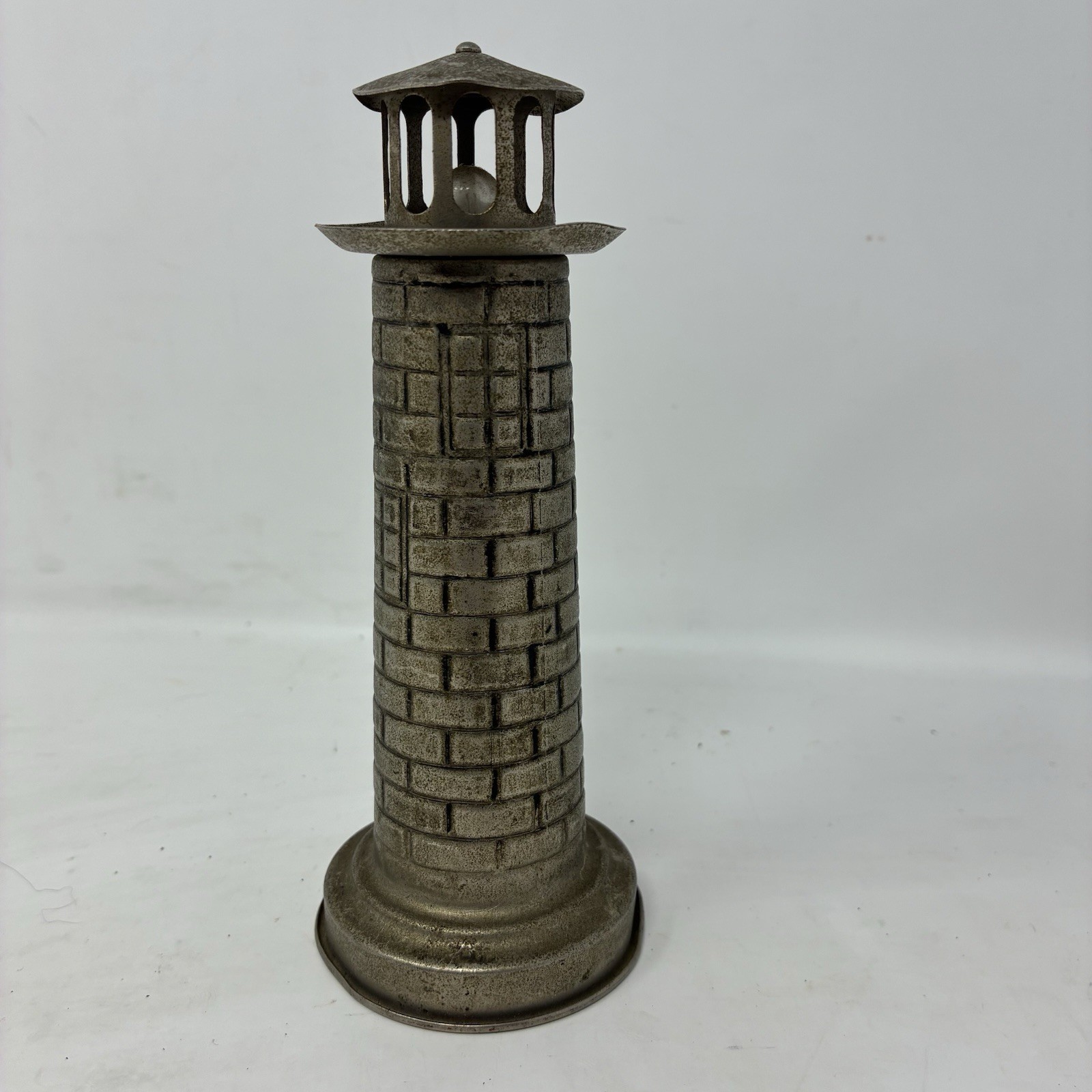 Vintage Brass Lighthouse Untested Chase 1930s 1940s 6” Vintage Brass Lighthouse Untested Chase 1930s 1940s 6”