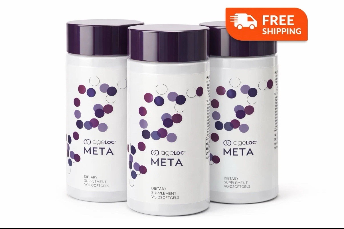 3packs Nuskin Nu Skin Ageloc Meta Dietary USA Made 120 caps Exp 2028