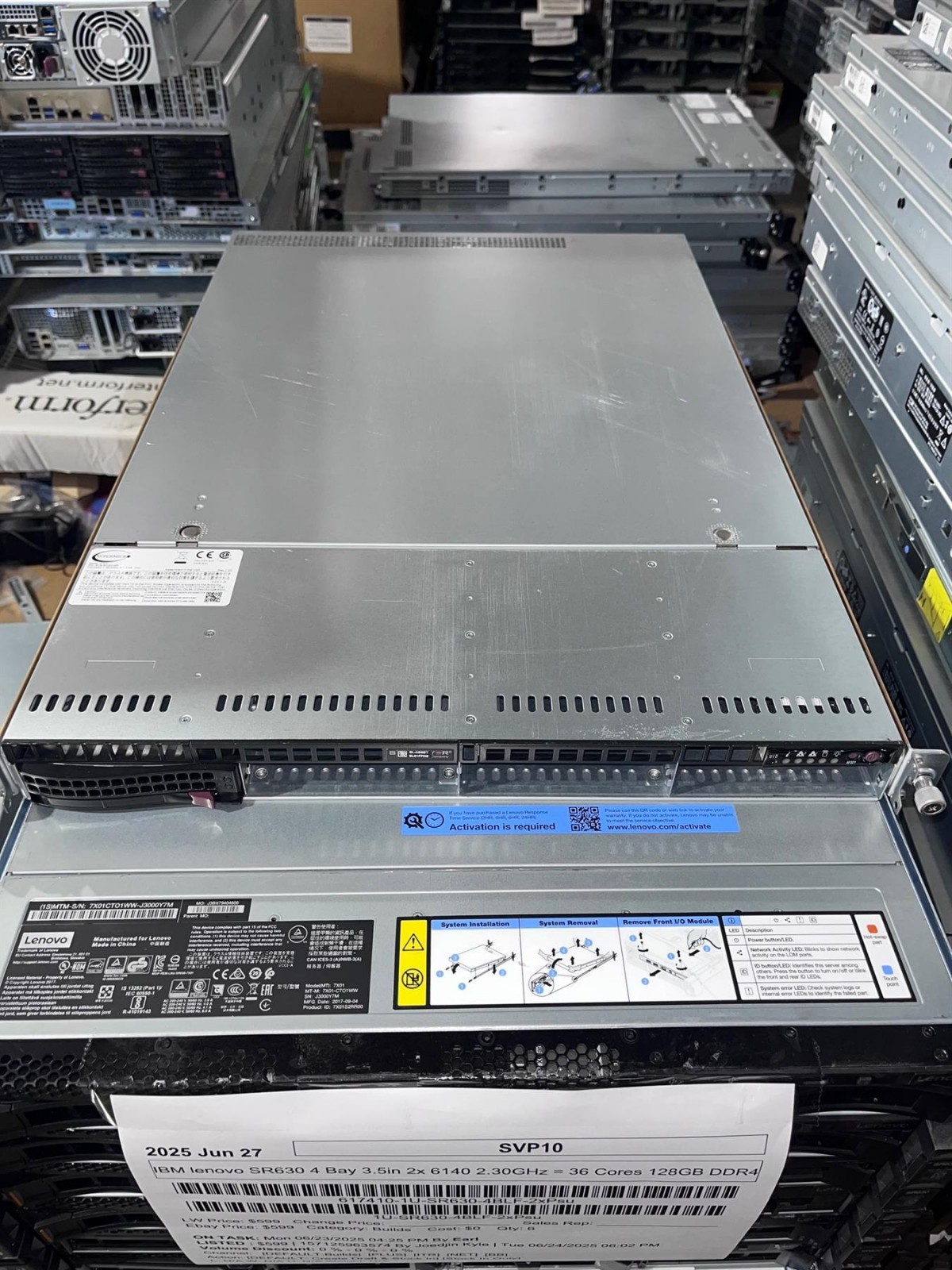 1U Edge Firewall Server X11SCW-F Xeon E-2174G 0 RAM 1x M.2 NVME 3x PCI-e 2x PSU