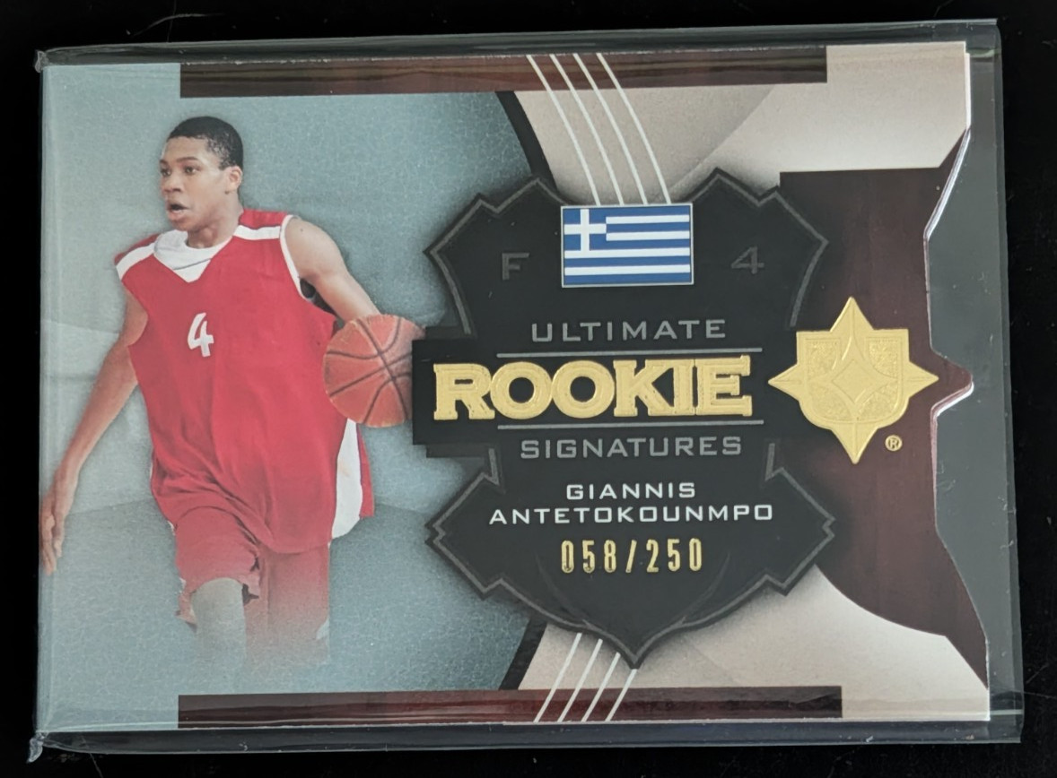 Giannis Antetokounmpo 2013-14 SP Authentic Ultimate Rookie Signatures Booklets