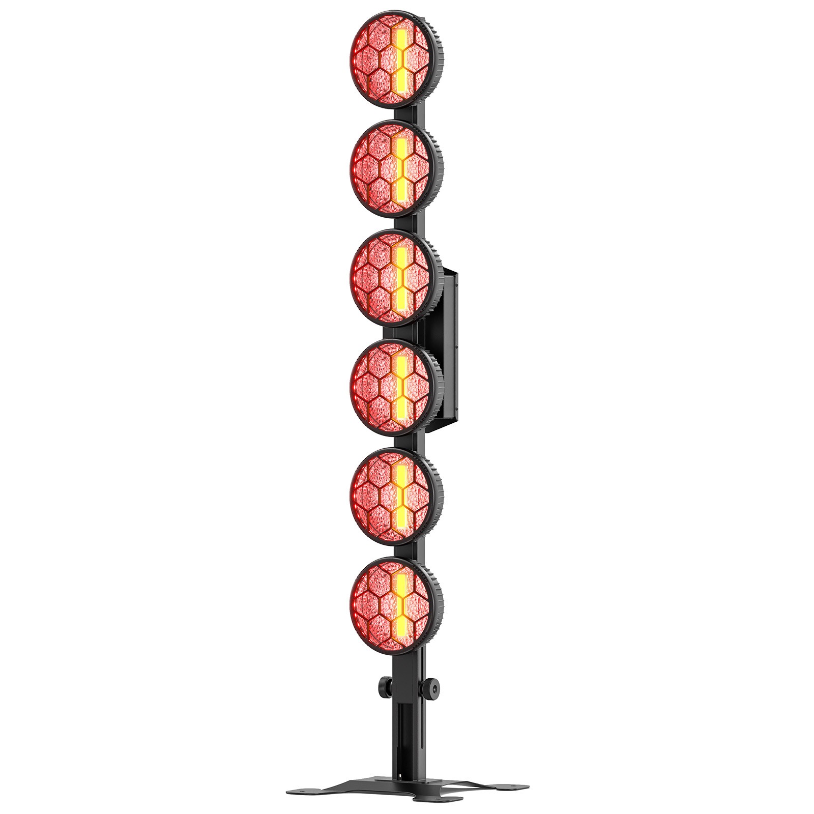 Stunning Vintage PAR Light BAR 50W*6 Gold 168 RGB LED Linear Design Easy Install
