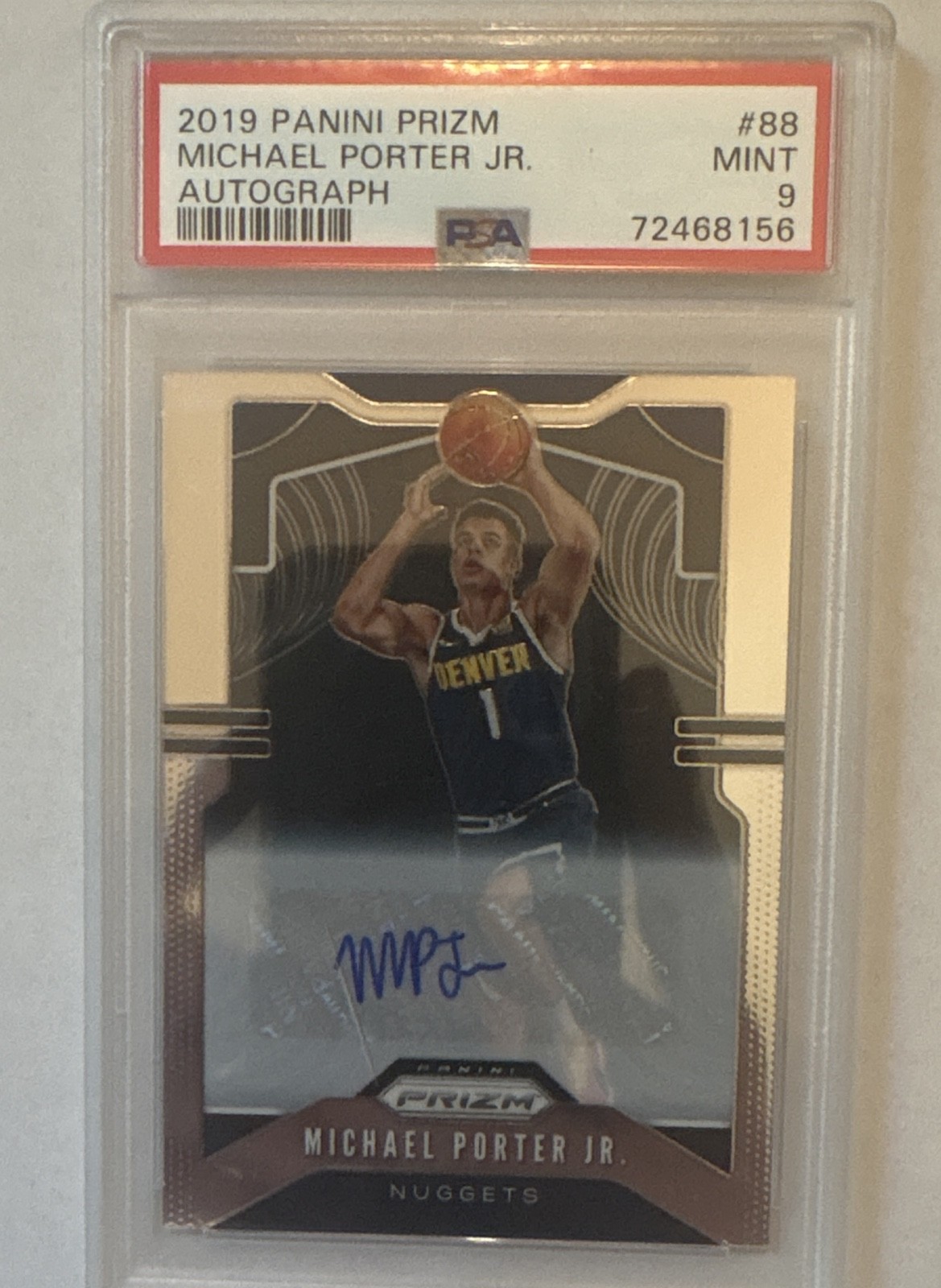 2019-20 Panini Prizm - Michael Porter Jr. #88 Signatures (AU) 2019-20 Panini Prizm - Michael Porter Jr. #88 Signatures (AU)