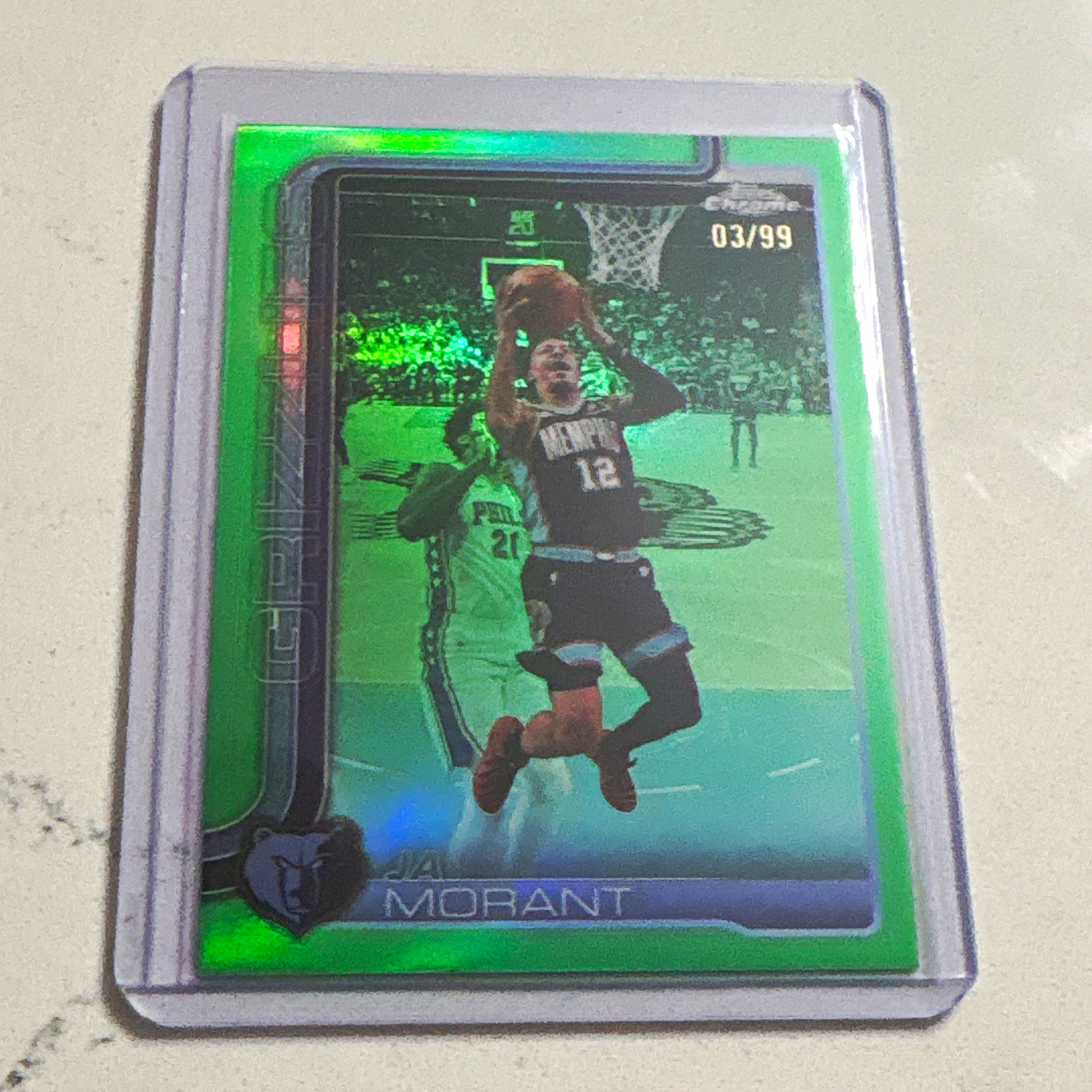 2026 Topps Chrome /99 Ja Morant Memphis Grizzlies