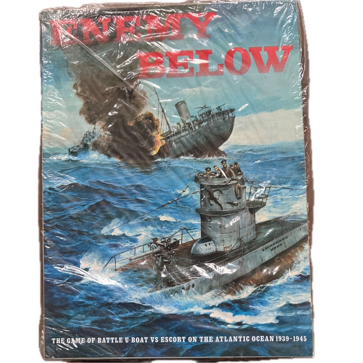 Tsukuda Hobby Enemy Below WWII Submarine War Board Game Japan Collectible 15+