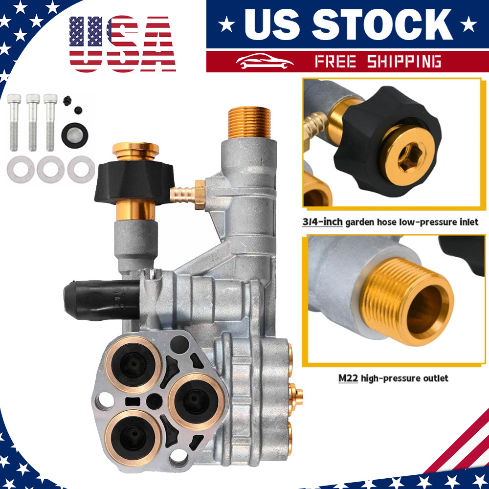 For Simpson Cleaning 7108366 Manifold Kit for 510020 520006 Pressure Washer Pump