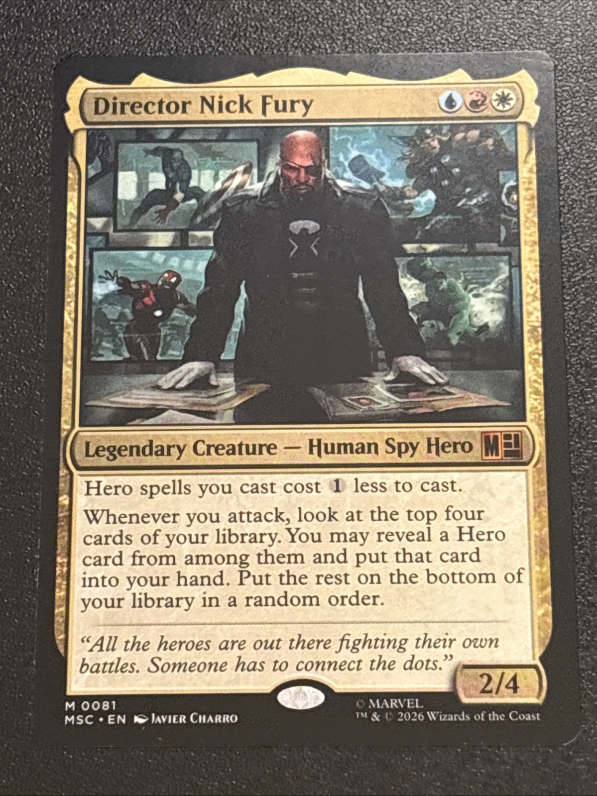 MTG Commander: Marvel Super Heroes Director Nick Fury 0081 Mythic