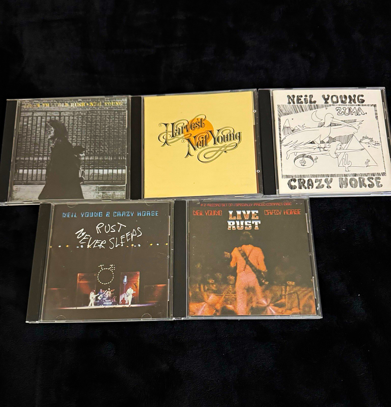 Neil Young 5 CD Lot Very Good Condition