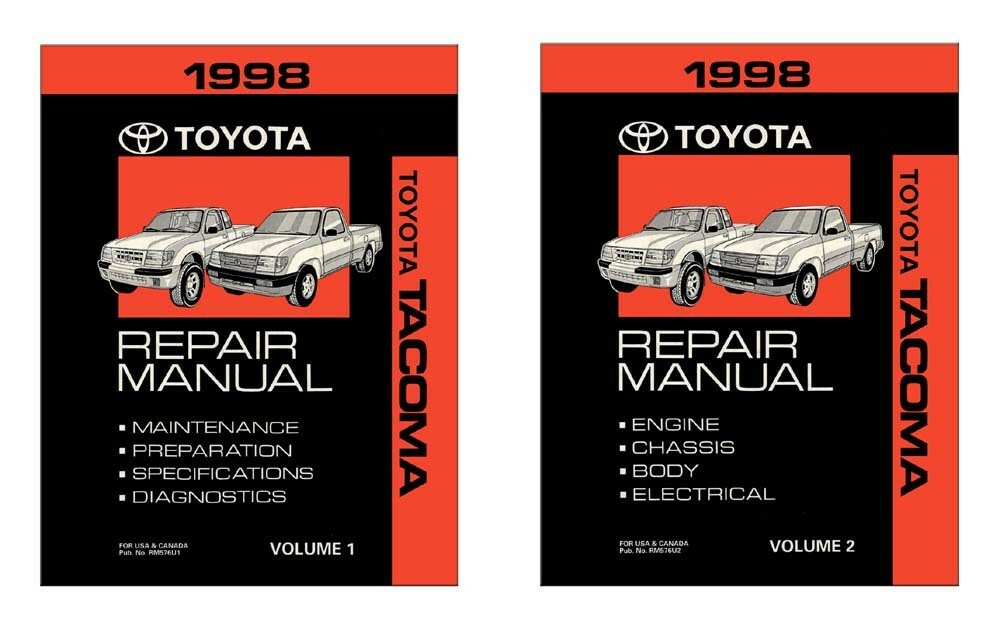 1998 Toyota Tacoma Shop Service Repair Manual Book 1998 Toyota Tacoma Shop Service Repair Manual Book