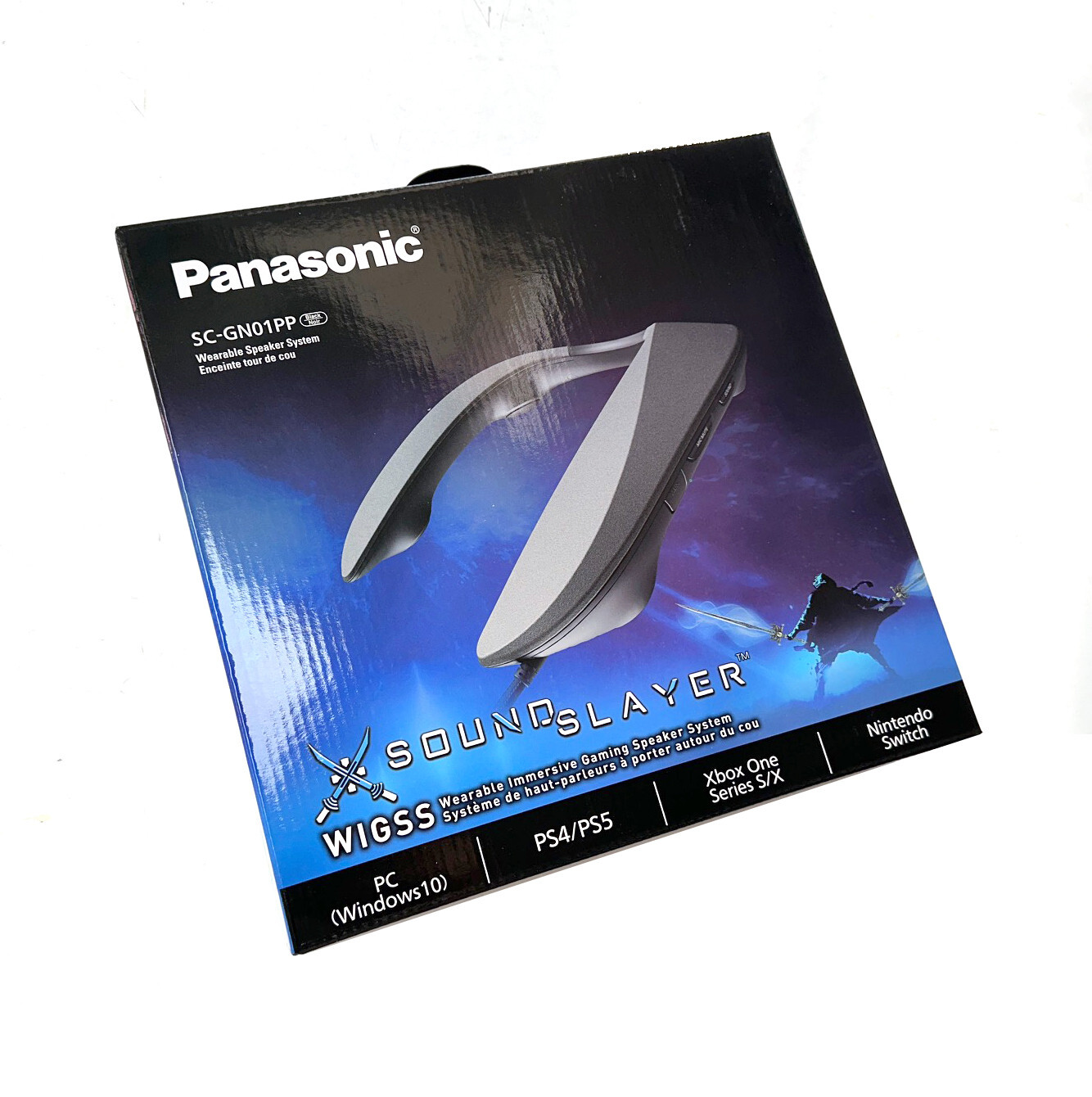 Panasonic SoundSlayer Wearable Gaming Speaker SC-GN01PP black Brand NEW & Sealed Panasonic SoundSlayer Wearable Gaming Speaker SC-GN01PP black Brand NEW & Sealed