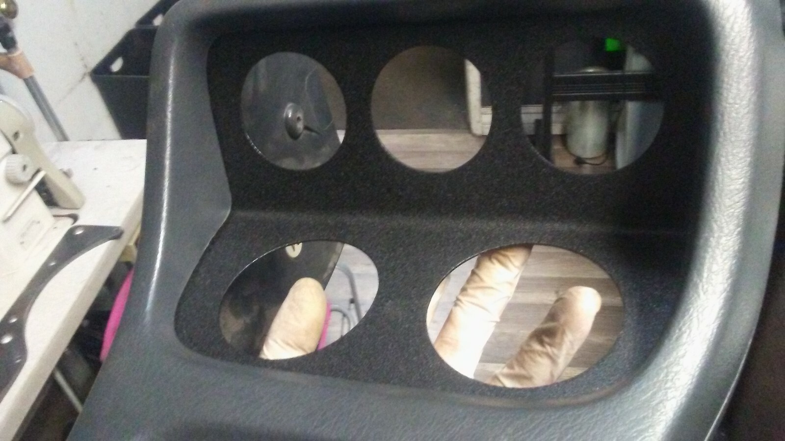 1997-2000 Honda Civic Gauge Pod Holder: Three 52mm & Two Cup Holders