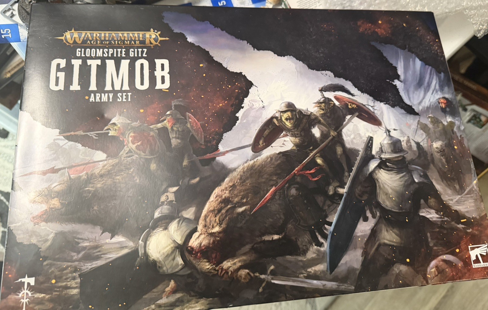 Warhammer Age of Sigmar: Gloomspite Gitz Gitmob Army Set New Warhammer Age of Sigmar: Gloomspite Gitz Gitmob Army Set New
