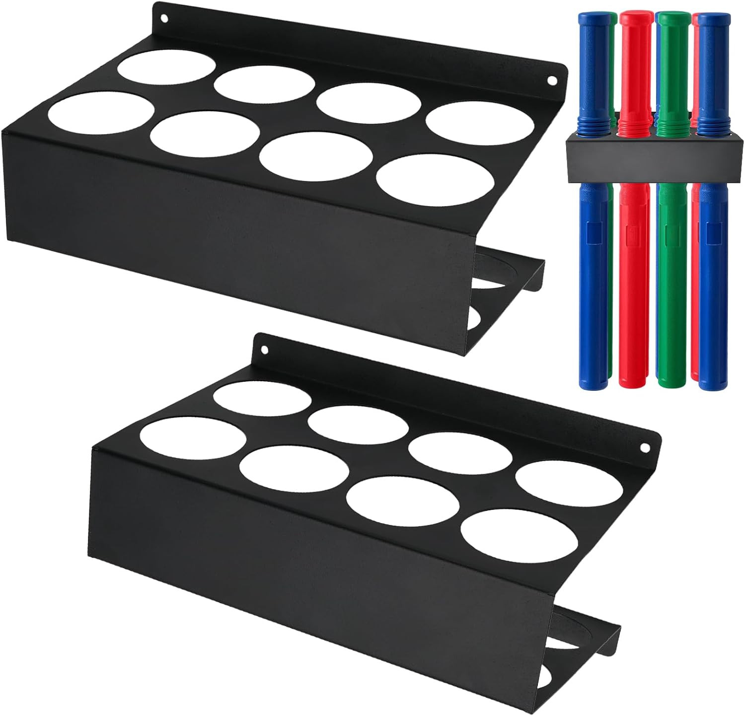 2-Pack Wall-Mount 8-Slot TIG Welding Rod Holders