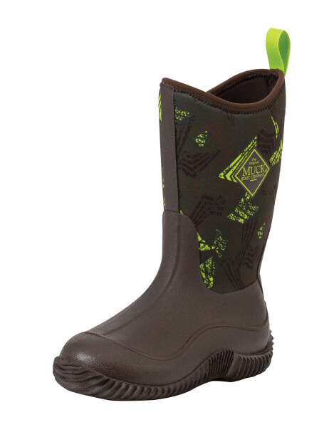 Muck Kid\'s Hale Boot - Bracken/Distressed Geo Print