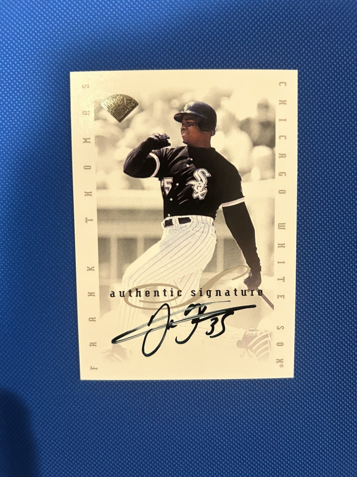 1996 Leaf Signature Series - Signatures Update Frank Thomas Auto (AU)