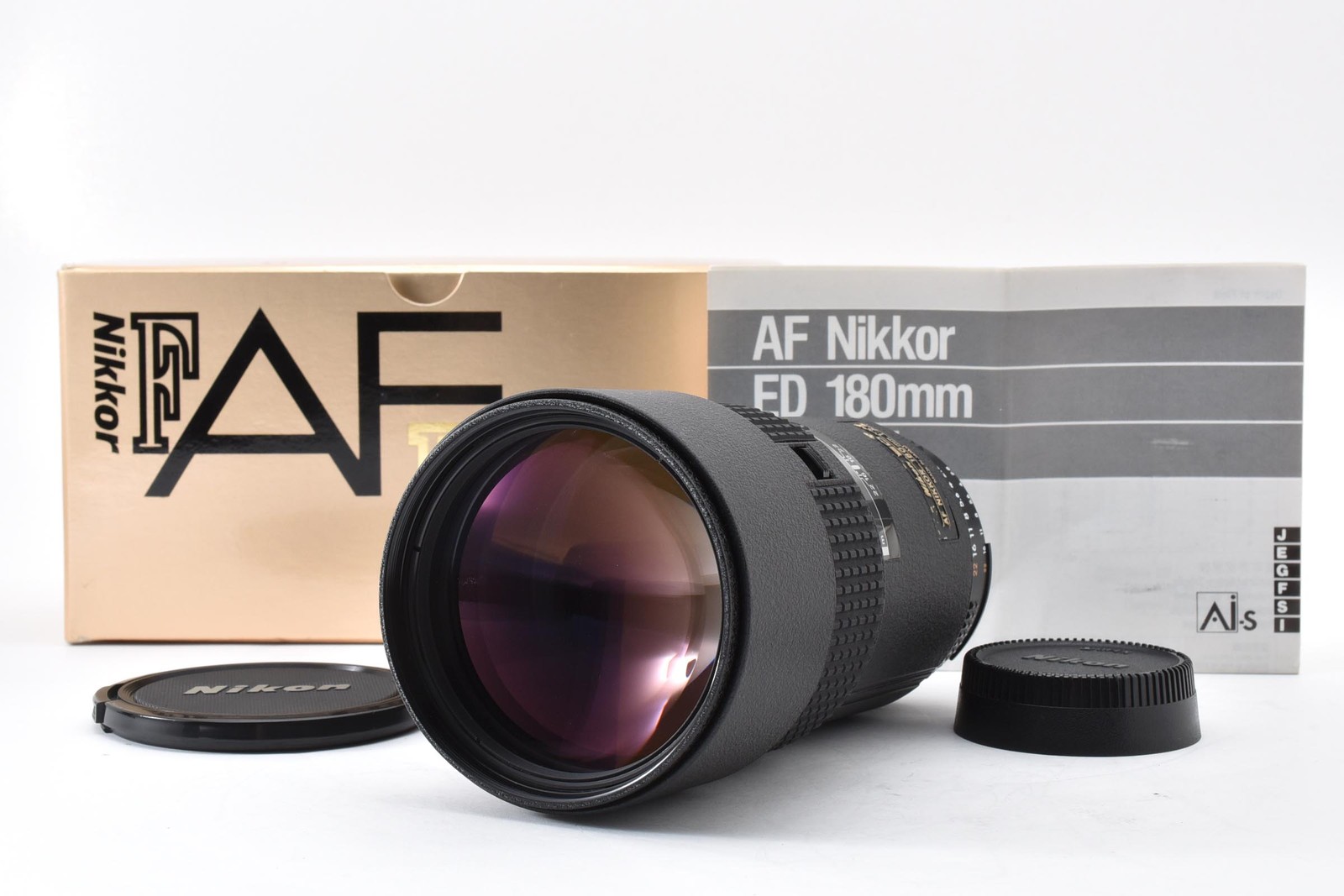 [Opt Top MINT] Nikon ED AF Nikkor 180mm f/2.8 Telephoto Lens Box F Mount JAPAN