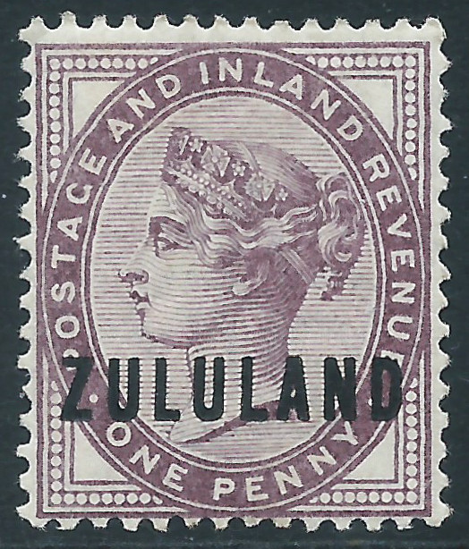 Zululand, Sc #2, 1d MH Zululand, Sc #2, 1d MH