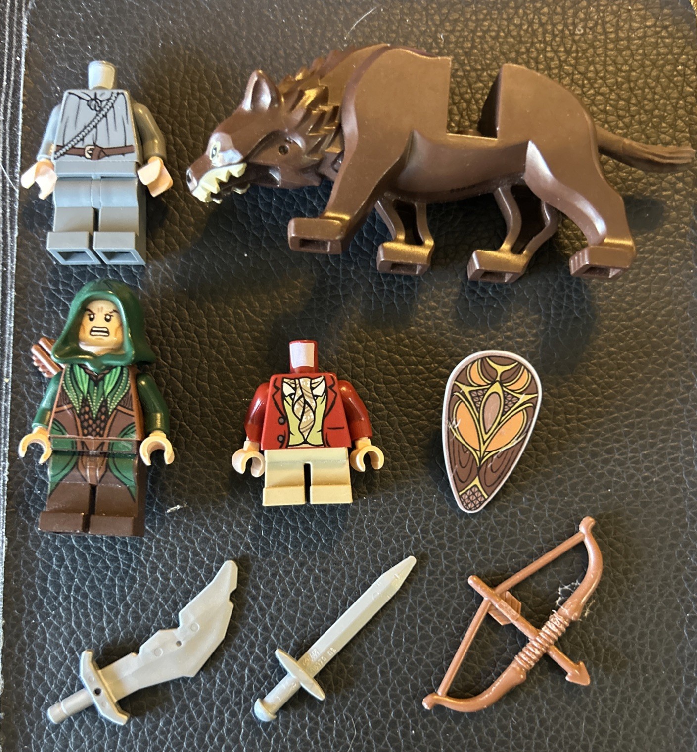 Lego Lord of the Rings Lot Mirkwood Elf Archer lor078 Warg Body