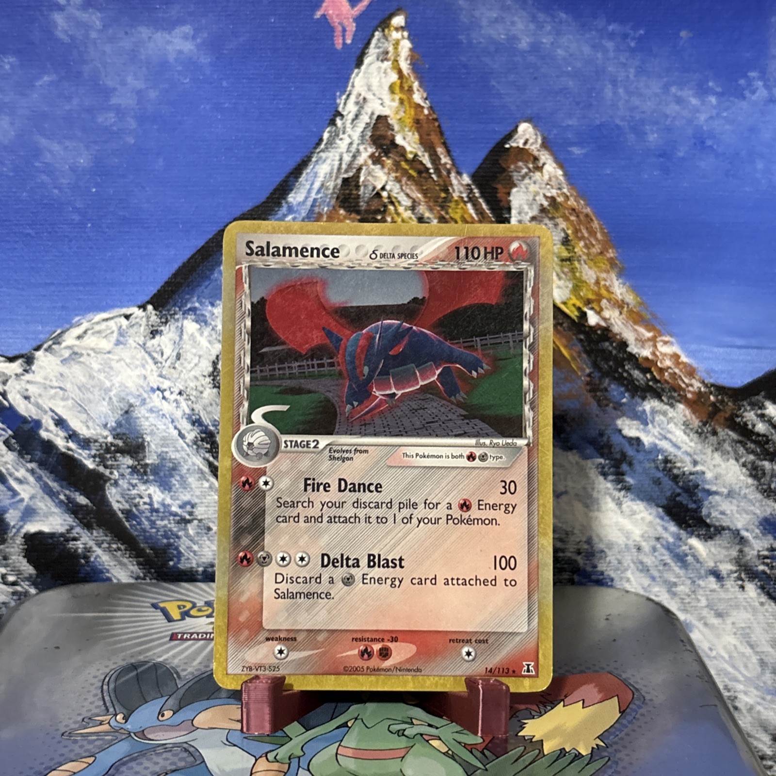 Salamence (Delta Species) - 14/113 Pokemon EX Delta Species - Holo Dmg’d Salamence (Delta Species) - 14/113 Pokemon EX Delta Species - Holo Dmg’d