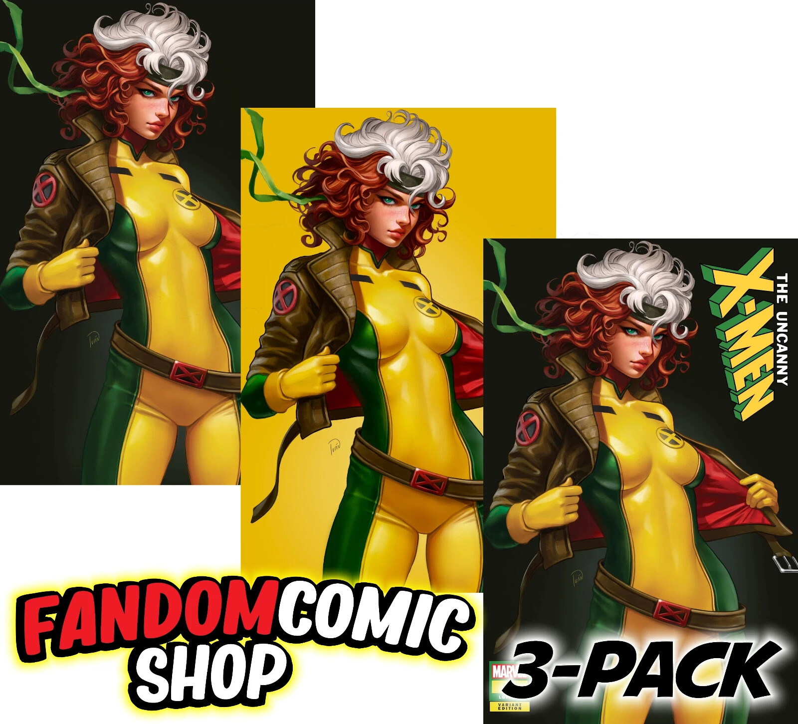 UNCANNY X-MEN #1 (IVAN TALAVERA EXCLUSIVE TRADE/GREEN VIRGIN/YELLOW VIRGIN SET)