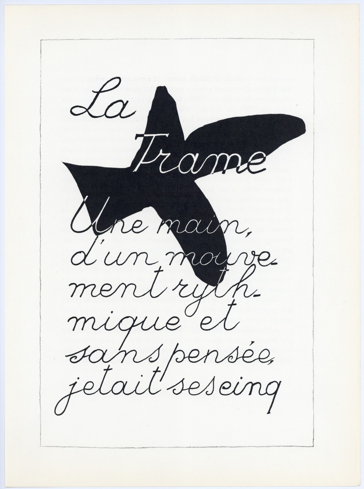 Georges Braque lithograph, La Liberte des Mers, 1960