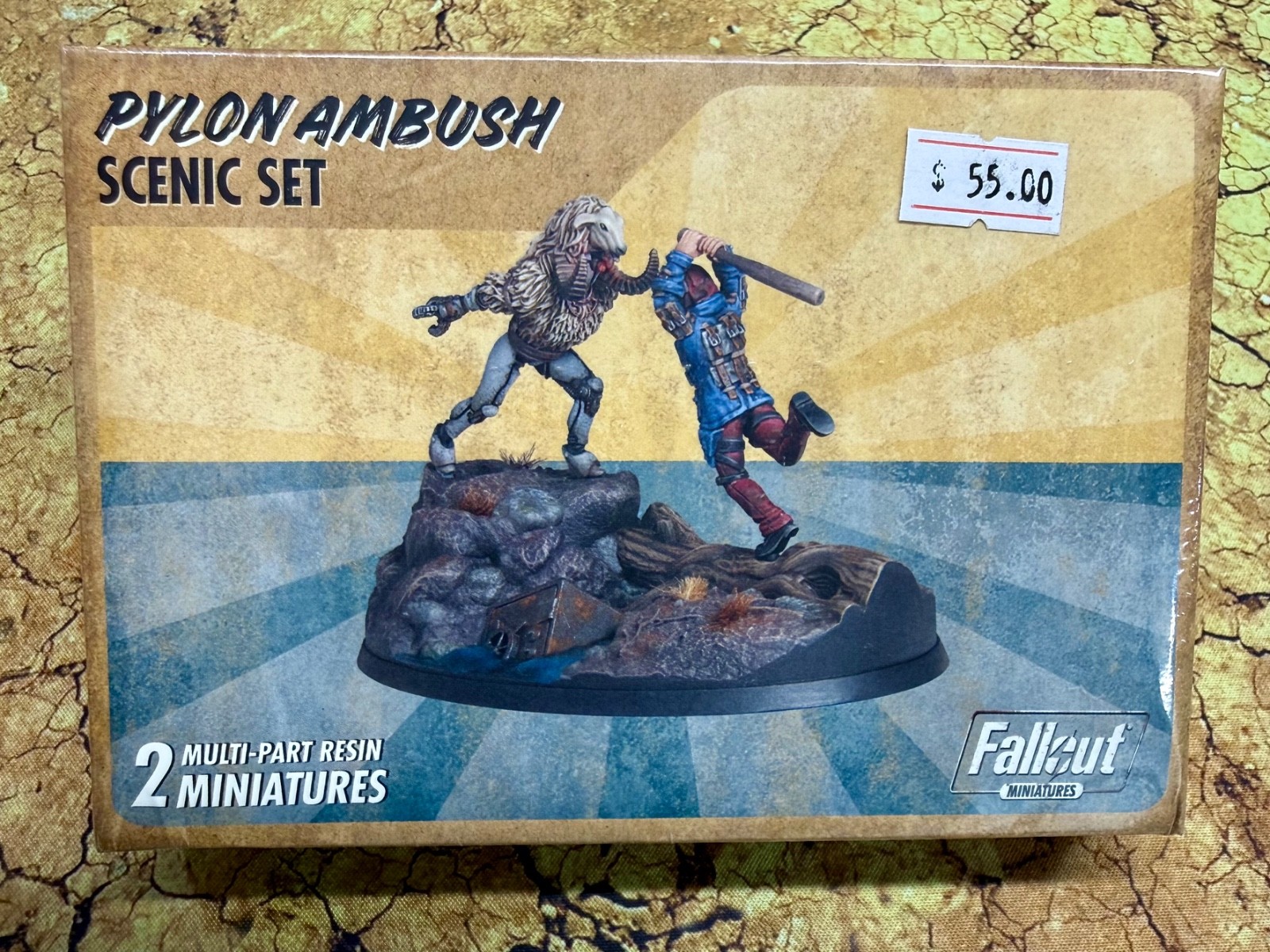 Fallout Miniatures Pylon Ambush Scenic Set Resin Figure Models Modiphius New NIB Fallout Miniatures Pylon Ambush Scenic Set Resin Figure Models Modiphius New NIB