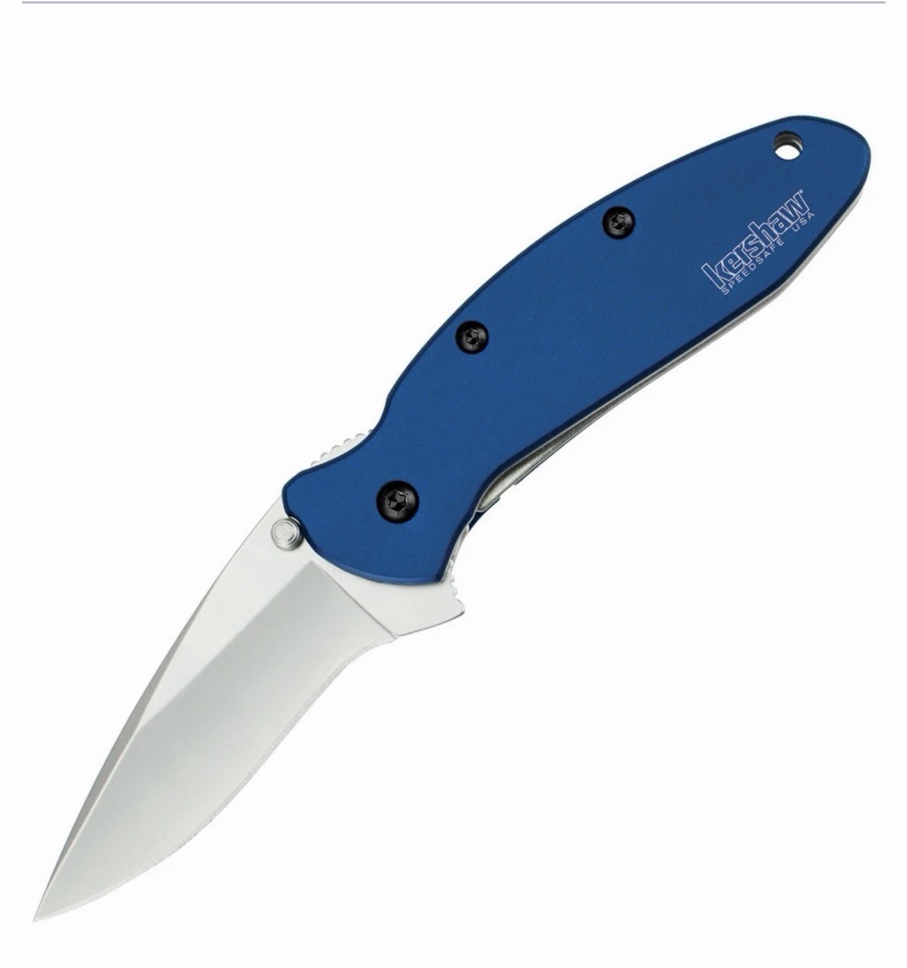 Kershaw Scallion 1620NB CHIVE-1600NB Blue Folding Locking Knife