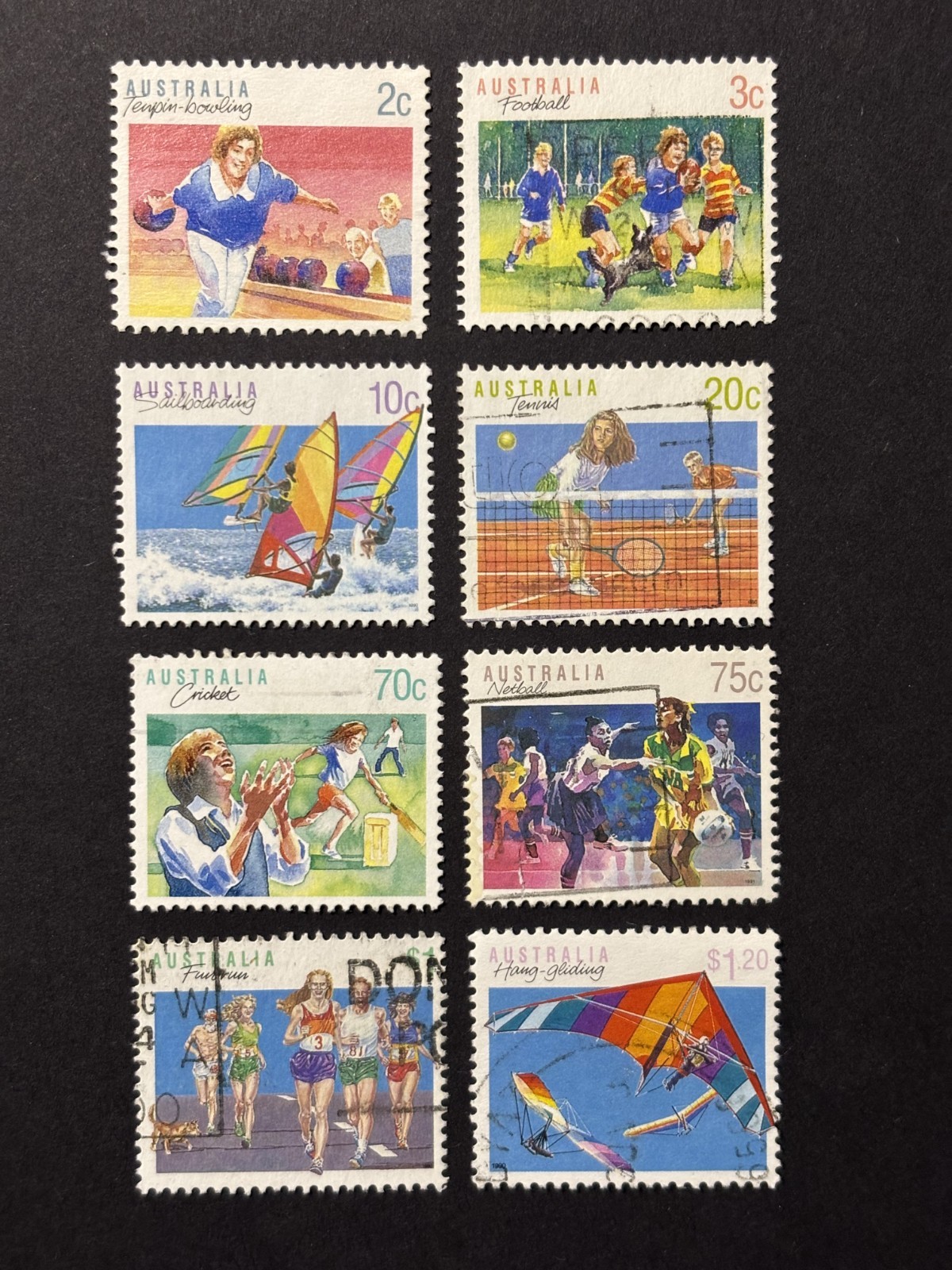Australia Stamps: a selection of 68 various stamps