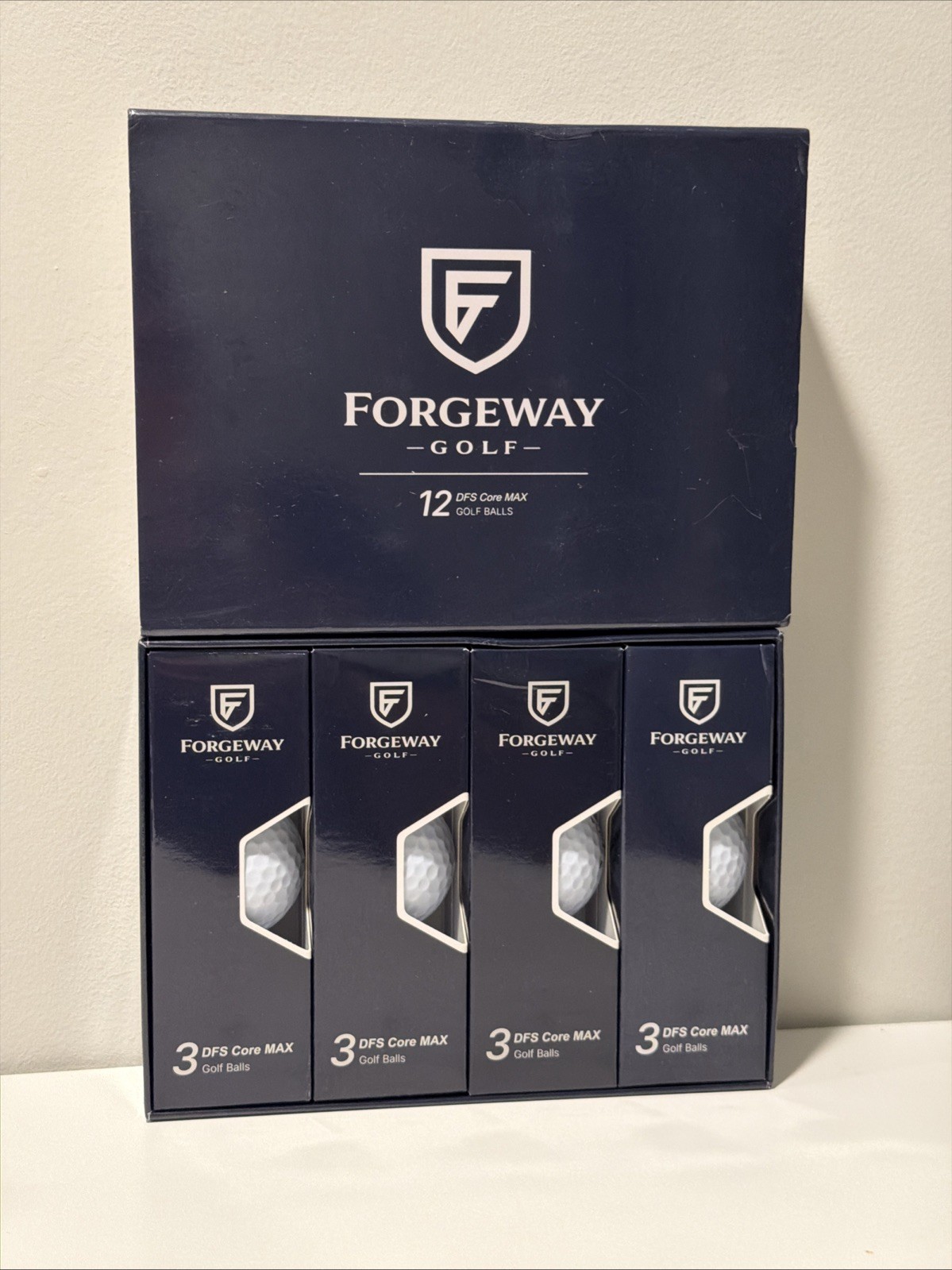 Forgeway Golf Dozen (12 Count) DFS Core MAX Golf Balls NEW Forgeway Golf Dozen (12 Count) DFS Core MAX Golf Balls NEW