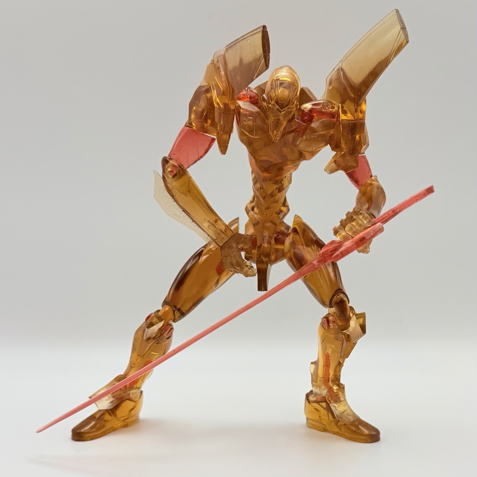 Kaiyodo Neon Genesis Evangelion Action Figure Orange Clear EVA Unit 02 6” Figure Kaiyodo Neon Genesis Evangelion Action Figure Orange Clear EVA Unit 02 6” Figure