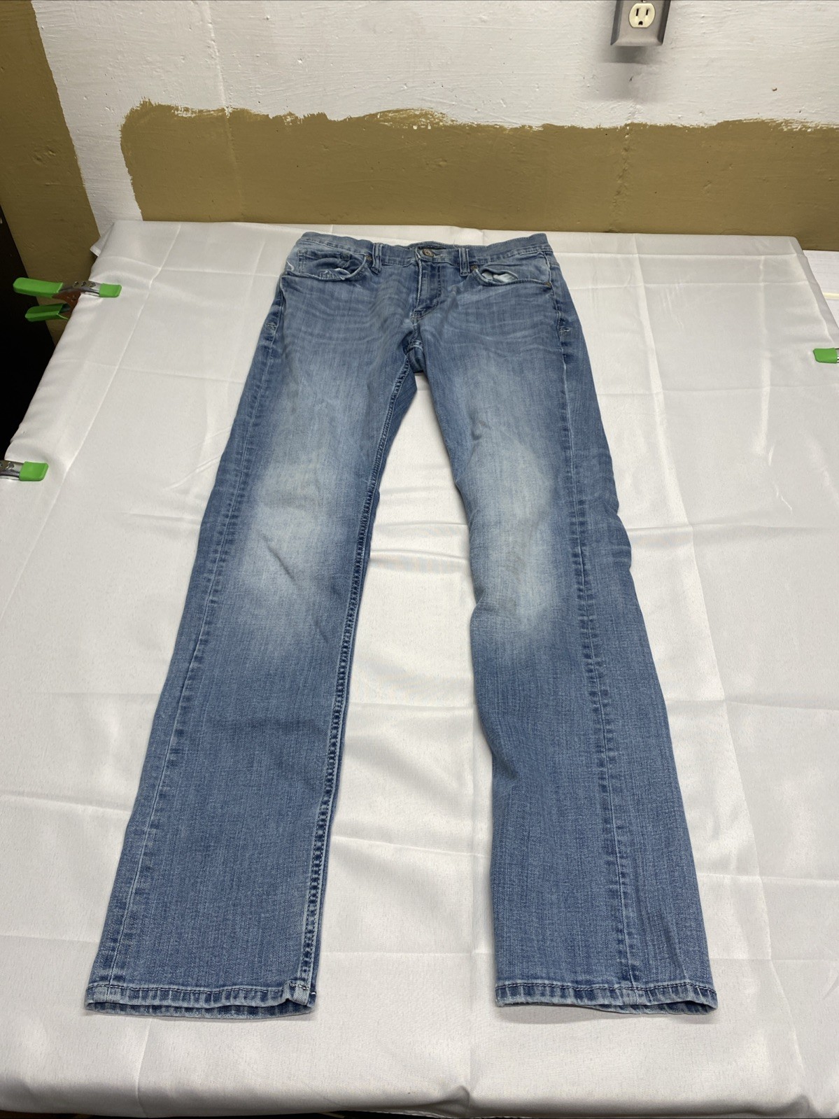 BKE Jake Straight Jeans Size 33x34 Blue Denim Buckle BKE Jake Straight Jeans Size 33x34 Blue Denim Buckle