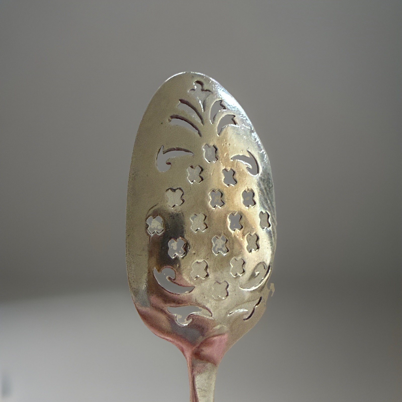 Antique George II Silver Mote Spoon, 5 1/8” C1740