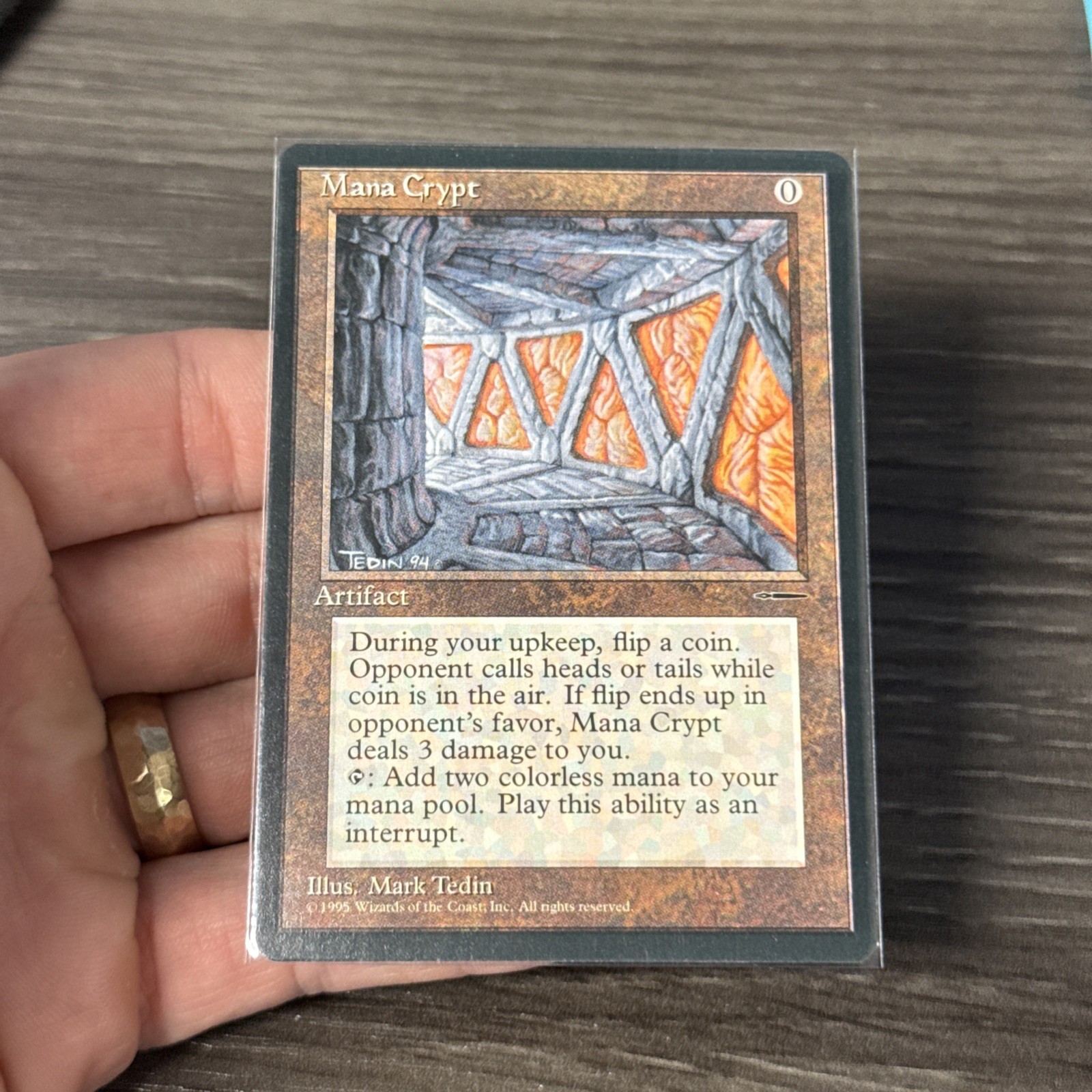 MTG MANA CRYPT Vintage Book Promo Near Mint NM