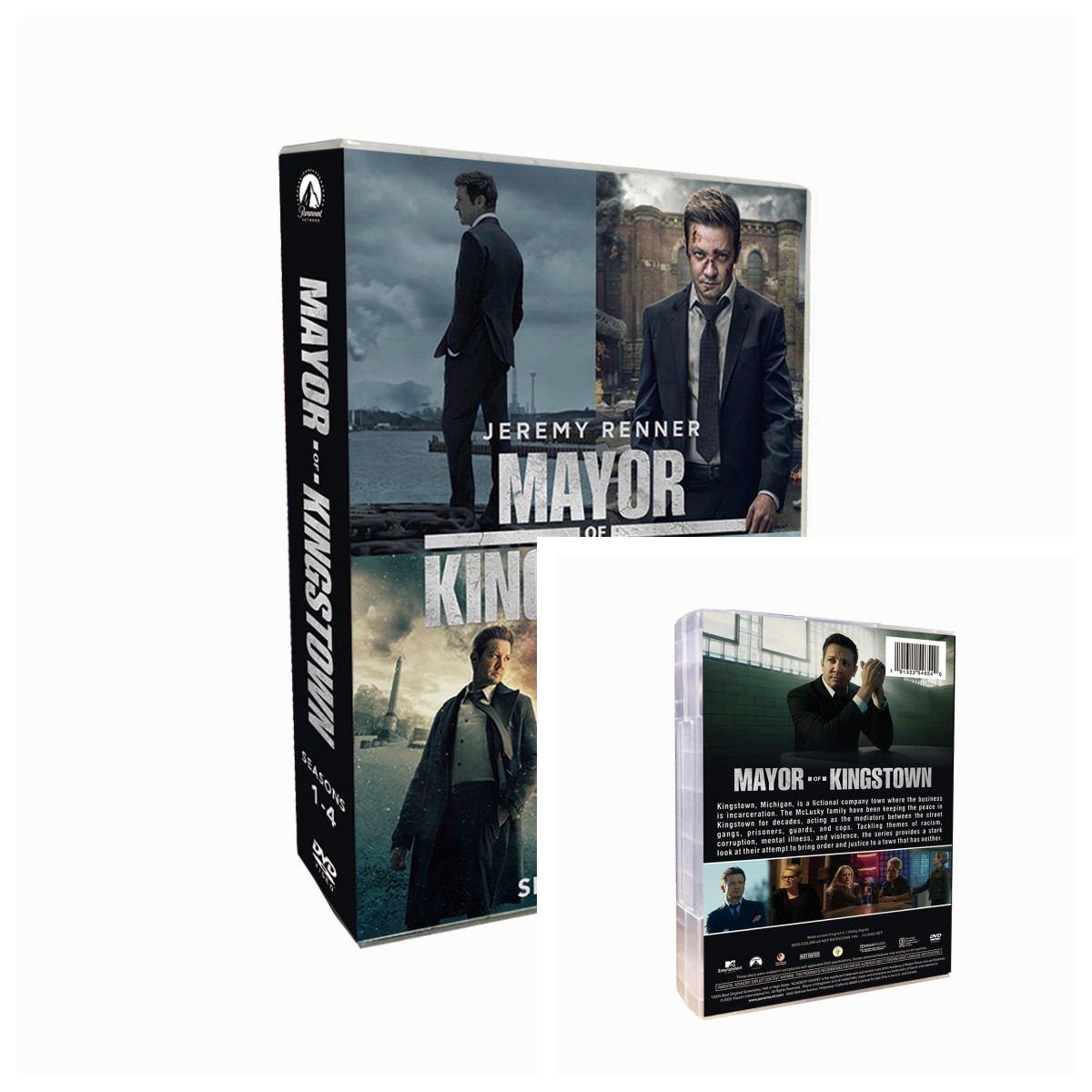 New Box Set Mayor of Kingstown (DVD, 12-Disc) Seasons 1- 4 Sealed New Box Set Mayor of Kingstown (DVD, 12-Disc) Seasons 1- 4 Sealed