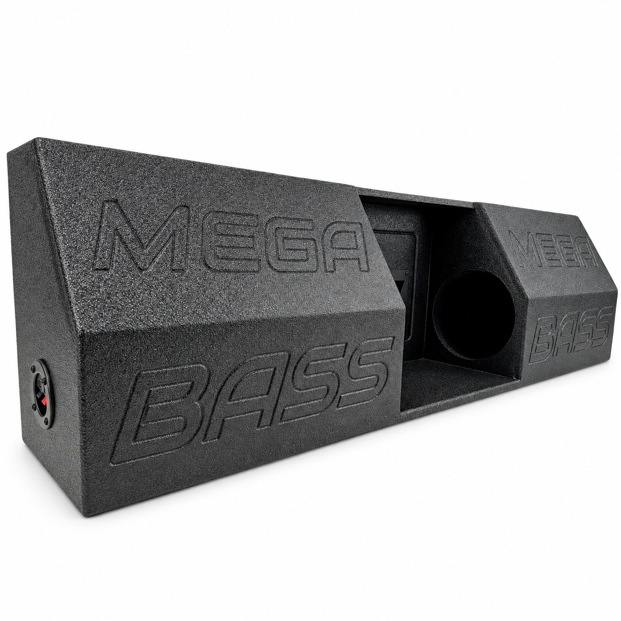 Universal Single Regular Cab Subwoofer Box 2x8” Ford Gm Bolero Style  Mega Bass